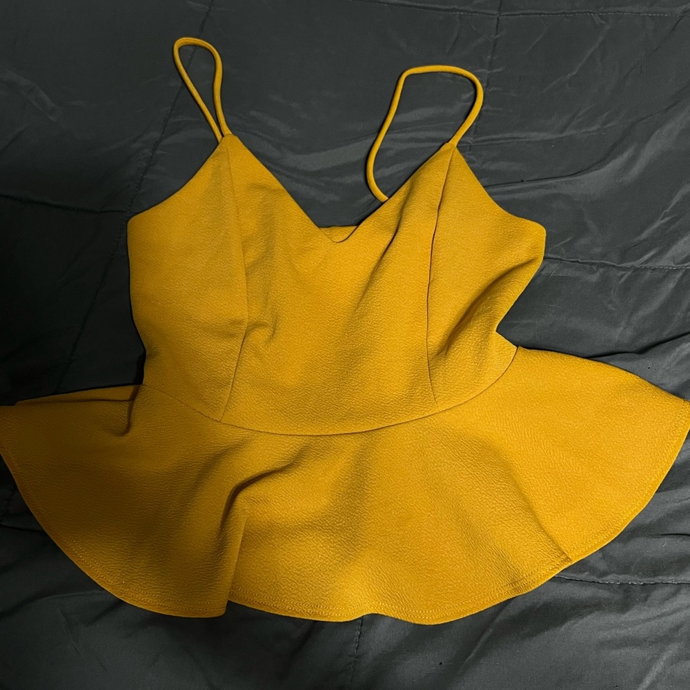 Yellow tank top